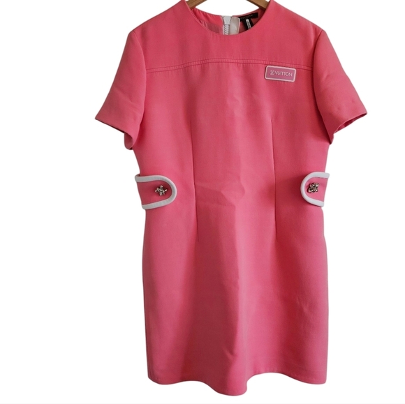 Louis Vuitton Pink Retro Martingale Dress - Picture 2 of 15